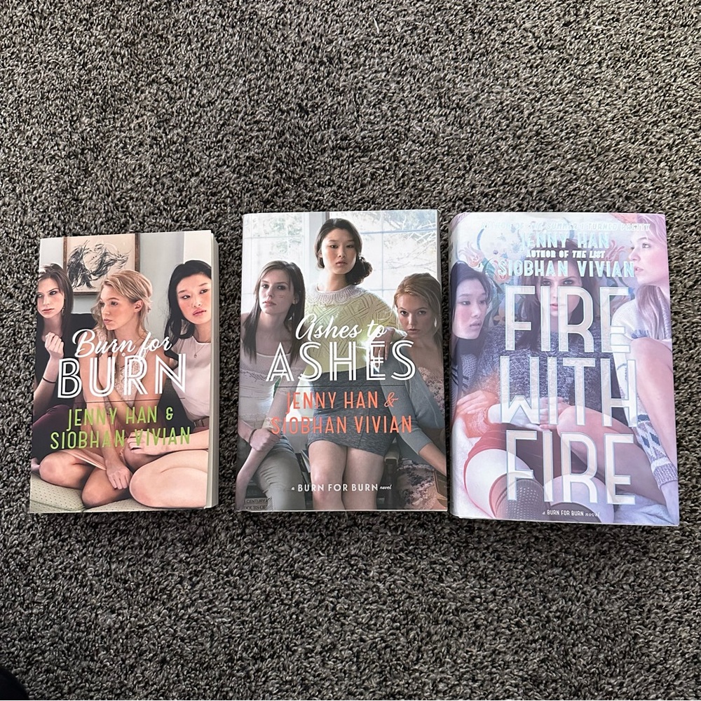 The Burn for Burn series Books 1, 2,& 3 by Jenny Han and Siobhan Vivian